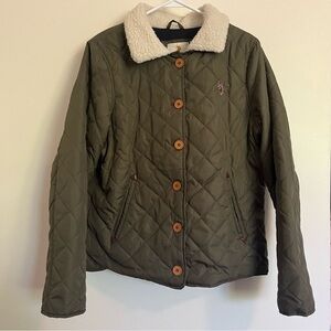 Vintage Quilted Polo Jacket